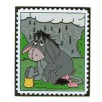 Eeyore - Pooh's Head - Pin Trading Stamp Collection