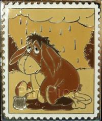 Pin Trading Stamp Collection - Pooh's Head - Eeyore (CHASER)