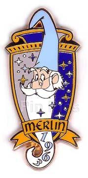 DIS - Merlin - Crest - 1963 - 100 Years of Dreams - Pin 75 - Sword in the Stone
