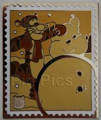 Pin Trading Stamp Collection - Pooh's Head - Tigger (CHASER)
