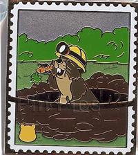 Pin Trading Stamp Collection - Pooh's Head - Gopher