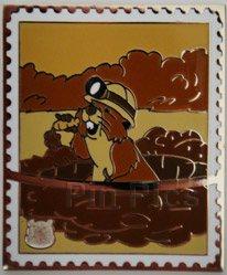 Pin Trading Stamp Collection - Pooh's Head - Gopher (CHASER)