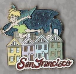 DS - San Francisco - Tinker Bell Flying Over San Francisco Skyline