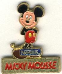 Mickey Mouse Nestle Promotion Pin