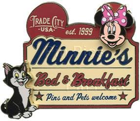WDW - Minnie and Figaro - AP - Bed and Breakfast - Trade City USA - Disney Pin Celebration 2010