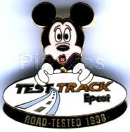 Walt Disney World 1998 Test Track 'Road Tested' Pin