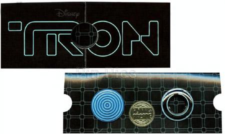 DLR - Sci-Fi Academy - Pin and Coin Set - Disney Tron Identity Discs