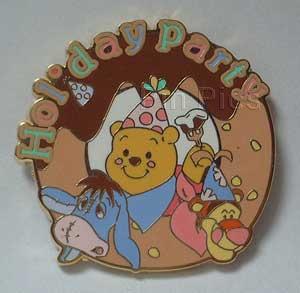 JDS - Pooh, Tigger & Eeyore - Doughnut - Holiday Party