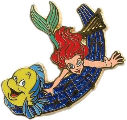 TDR - Ariel & Flounder - Little Mermaid - PhilharMagic - TDL