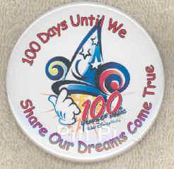 Button - 100 Days Until We Share Our Dreams Come True