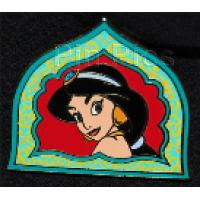 JDS - Jasmine - Princesses - Walt Disney 100th Year - Gold Scroll Border