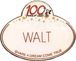 WDW - WALT - Name Tag - 100 Years of Magic - Cast Exclusive
