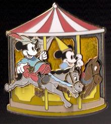 DIS - Mickey and Minnie - Carousel Horses - 110th Legacy - Brave Little Tailor