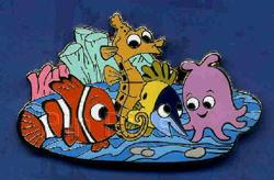 DIS - Nemo, Pearl, Sheldon and Tad - 110th Legacy - Finding Nemo