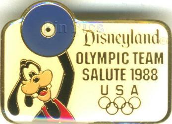 DL – Goofy - Olympic Team Salute 1988 USA – Seoul Olympics - Weight Lifting