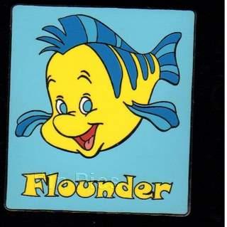 Disney Auctions - Flounder Model Sheet (Black Prototype)