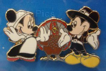 Mickey Minnie Thanksgiving Pilgrims