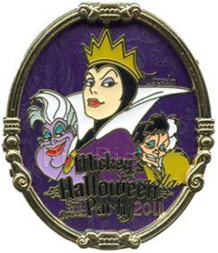 DLR - Evil Queen, Ursula and Cruella - Mickey's Halloween Party 2011 - Annual Passholder - Villains