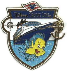 DCL - Anchor Characters with Ship - Flounder Artist Proof
