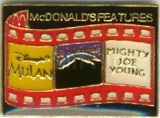 McDonalds Features - Mulan and Mighty Joe Young