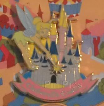 40th Anniversary of Walt Disney World® - Framed Set - Tinker Bell at Cinderella Castle (Completer) ONLY