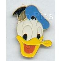 Smiling Donald Duck with mouth open