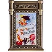 D23 Classic Film 4 pc pin set Pinocchio Figaro