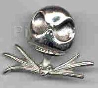 M&P - Jack Skellington - Face - Pewter - Nightmare Before Christmas - From a 3 Pin Set