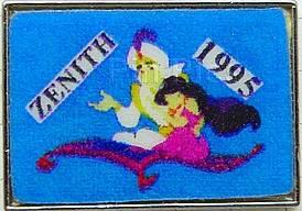 Aladdin and Jasmine Flying On The Magic Carpet Olympus 'Zenith 1995'