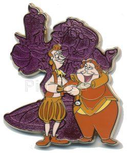 DS Europe - Beauty and the Beast Human Again Set (Cogsworth and Lumiere pin only)