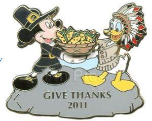 Thanksgiving Day 2011 - Mickey and Donald (ARTIST PROOF)
