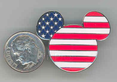 TWDC - American Flag - Mickey Head - Patriotic