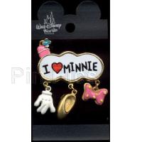 I Love 'Heart' Minnie Dangle