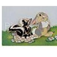 DS - Disney Shopping - Bambi 3 Pin Set - Flower & Thumper Only