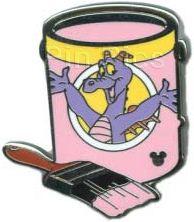 WDW - Figment - Paint Can with Brush - Hidden Mickey