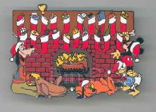 Disney Auctions - Holiday Fireplace Stockings