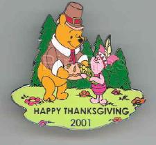Disney Auctions - Pooh & Piglet Thanksgiving
