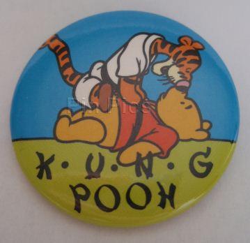Button - Kung Pooh - Tigger & Pooh