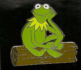 Jerry Leigh - Kermit the Frog on a Log from Muppet Series