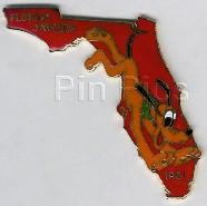 1981 Florida Jaycees Pluto Red