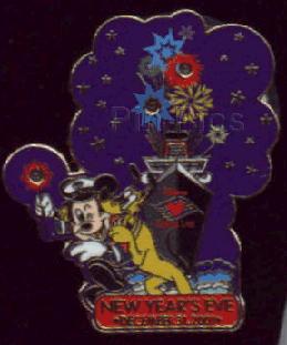 DCL New Year's Eve Pin 2001-2002