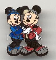 Golden State Holiday 2001 Pin Set (Mickey & Minnie)