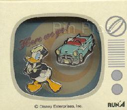 RunA - Donald Duck & Convertible - Retro - Set