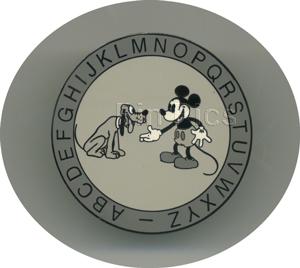 Disney Auctions - Mickey and Pluto with the Alphabet