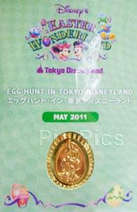 TDR - Donald Duck - Easter Wonderland Egg Hunt In Tokyo Disneyland May 2011 - Medal