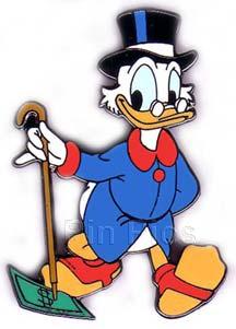 DLR - Scrooge McDuck w/Cane Picking Up A Bill