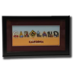 DLR - C-A-R-S-L-A-N-D Letters - Framed Set