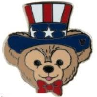 WDW - 2012 Hidden Mickey Series - Duffy's Hats - Patriotic