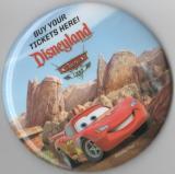 Button - Disneyland Cars Land - Buy Tickets Here - Promo Button Lightning Button