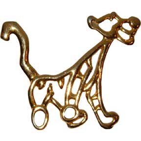 Tigger Outline Brooch-Style Pin